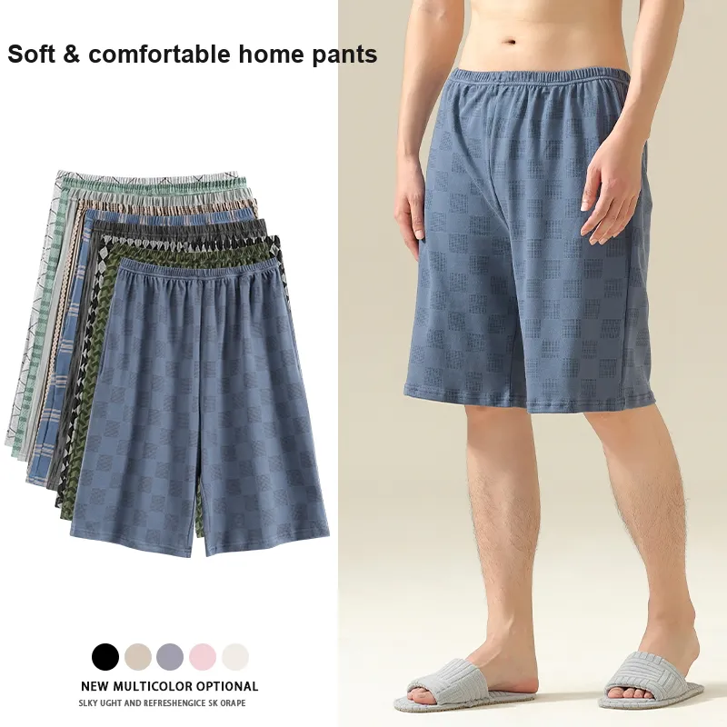 MADALLO Pajama Pants Men's Navy Blue-1