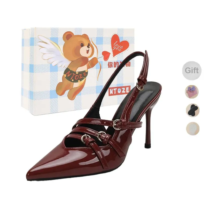 NTOZE Slim Heel High Heels Women's Gift Box Set-3