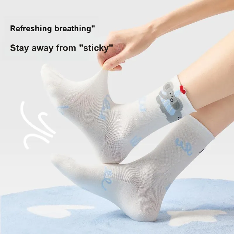 JKN Mid Calf Socks Women's 5 Pack-3