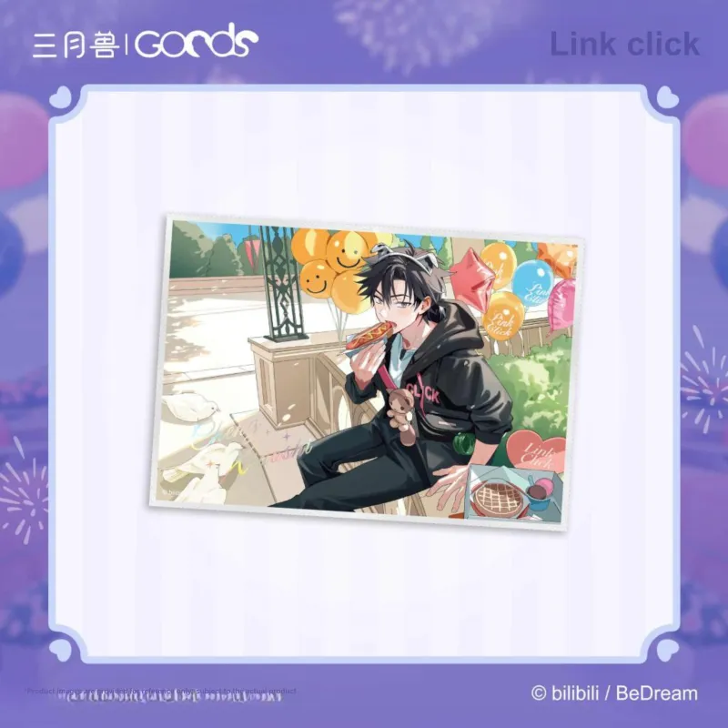 March·Monster Cheng Xiaoshi, Lu Guang, Qiao Ling 'Link Click' Animation REC Anime Artboard Prints-1