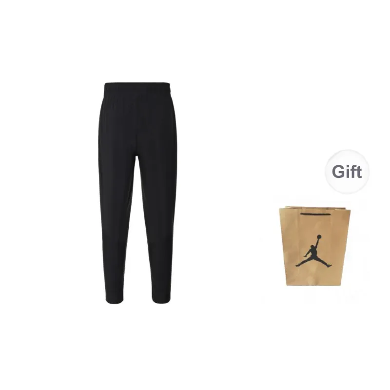 Jordan Knitted Sports Pants Unisex Black Shopping Bag Included-1
