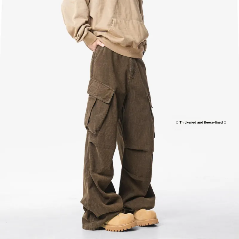 *EVAE+MOB Cargo Pants Unisex Coffee Brown-5