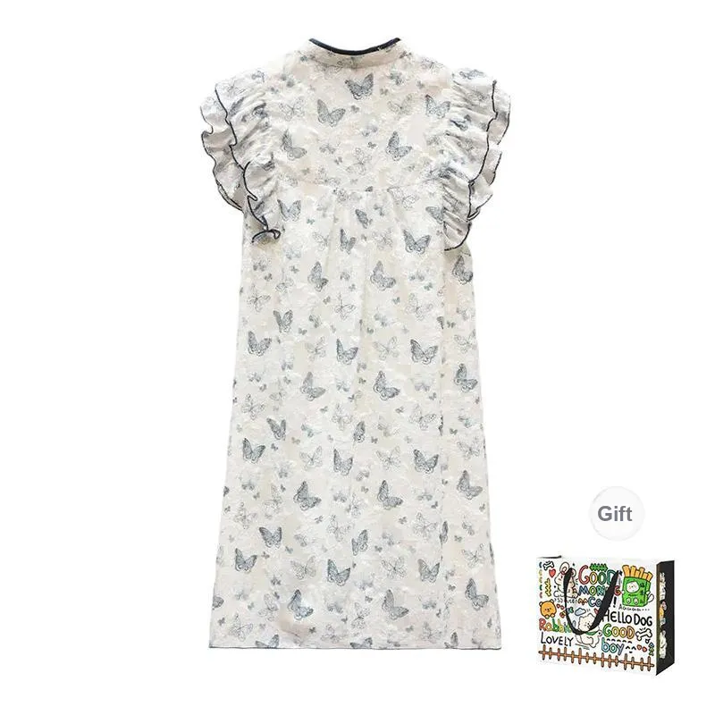 OURUOKE Sleeveless Dress Women's Multicolor-1