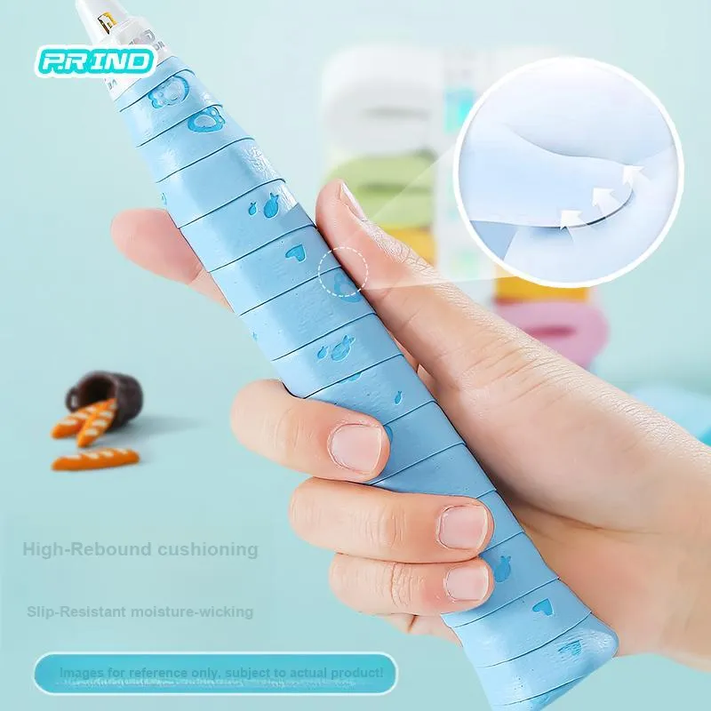 P.R IND Badminton Grip Tape Multicolor PU Polyurethane Thin 2.5cm*0.7mm*110cm-52