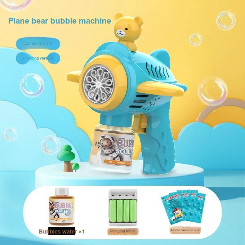 Lezhi By Me Handheld Gatling Fully Automatic Electric Bubble Machines-1