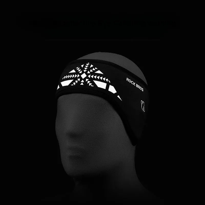 ROCKBROS Riding Equipment Earmuffs Unisex Polyester Elastane 11.5*26.5CM Black-1