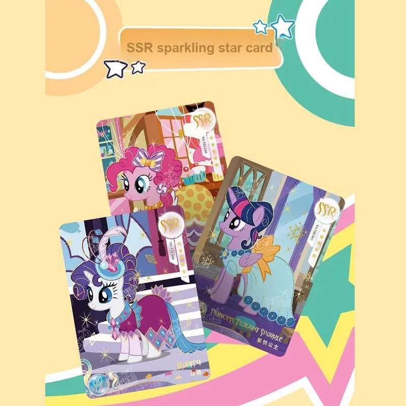 KAYOU Little Pony Character Card Fun Shadow Pack Timeless Card First Edition Card Accessories 10 Bags/15 Bags/Full Box-2