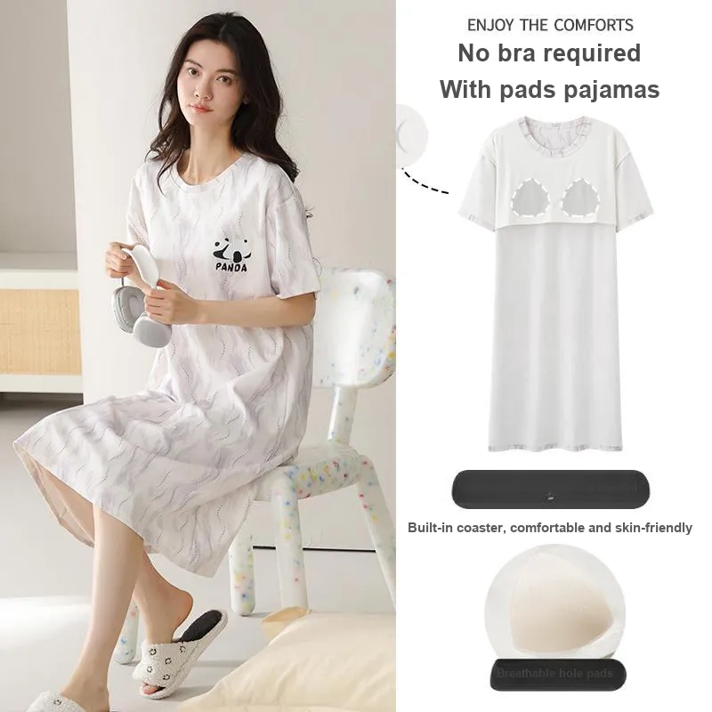 Top Melon Nightgown Women's Image Color-1