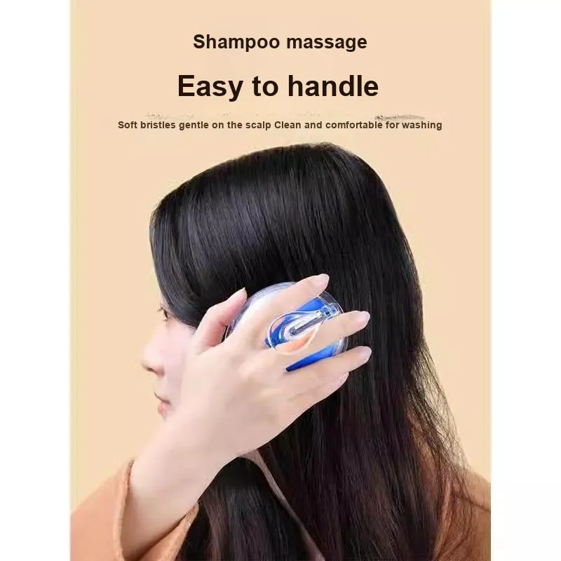 ZHENZI Shampoo Massage Comb Head Cleaning Brushes-4