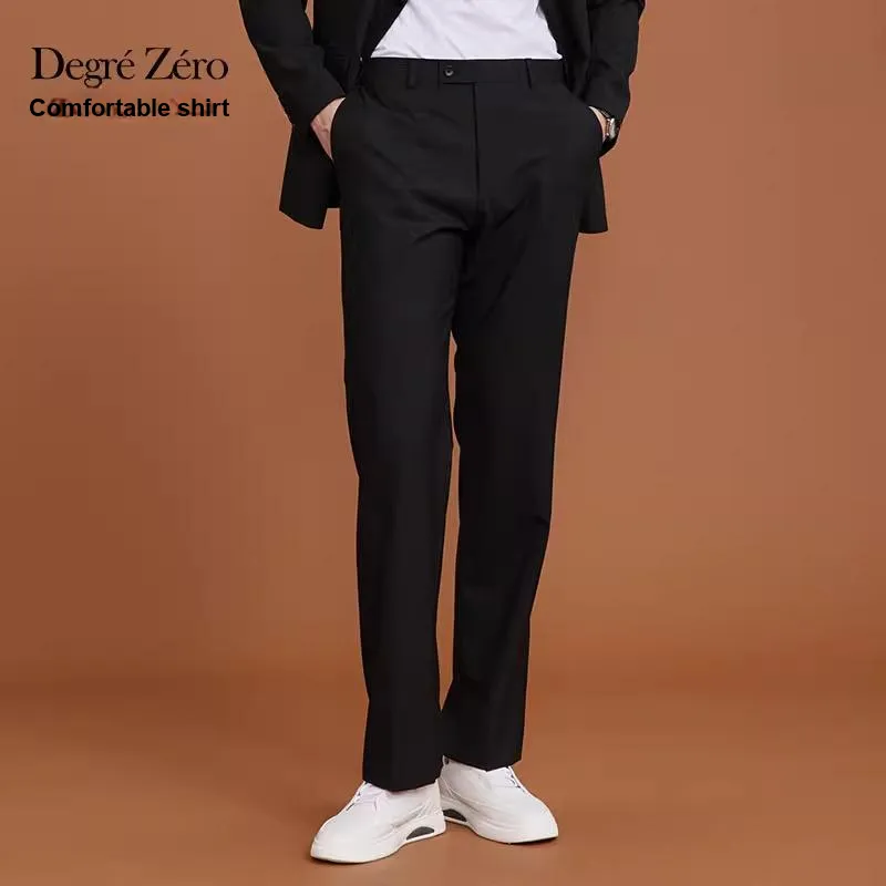 DEGRE ZERO Suit Trouser Men's Black-2