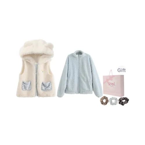 SNBL Жилет + Бархатная Рубашка Женские Повседневные Костюмы