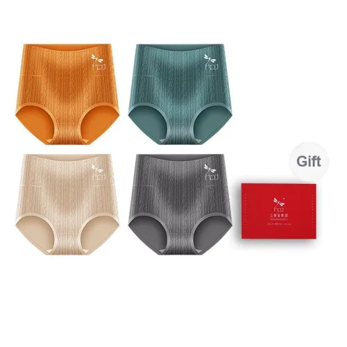 RED DRAGONFLY Underpants Women's Gift Box Set Of 4