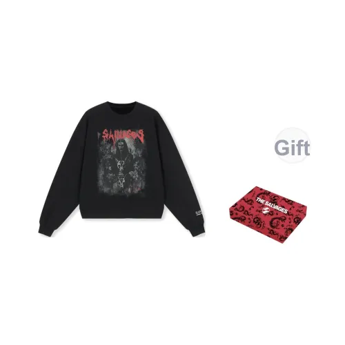 THE SALVAGES FASHION CLUB Свитшот Унисекс Черный