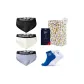 Underpants (Black/Beige/Light Blue)+Socks (White/White/Blue)