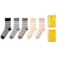 [5 Pack]Black+Blue+Coffee+Apricot+Light Pink