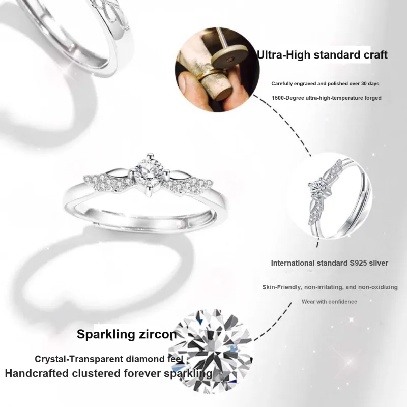 LINKY Laboratory S925 Silver Rings Unisex-2