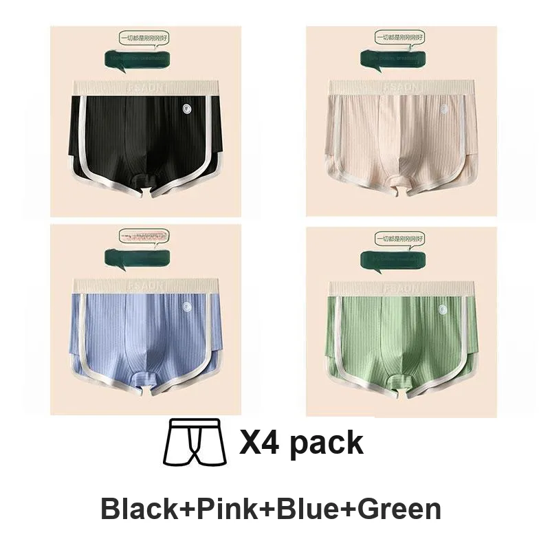 Cotton Gene Underpants Men's 4 Pack-1