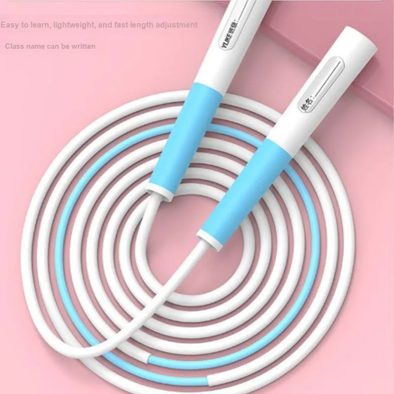 Great Connoisseur Professional Racing Non Countable Jump Ropes Students PVC Twine Material 2.8m Blue-4