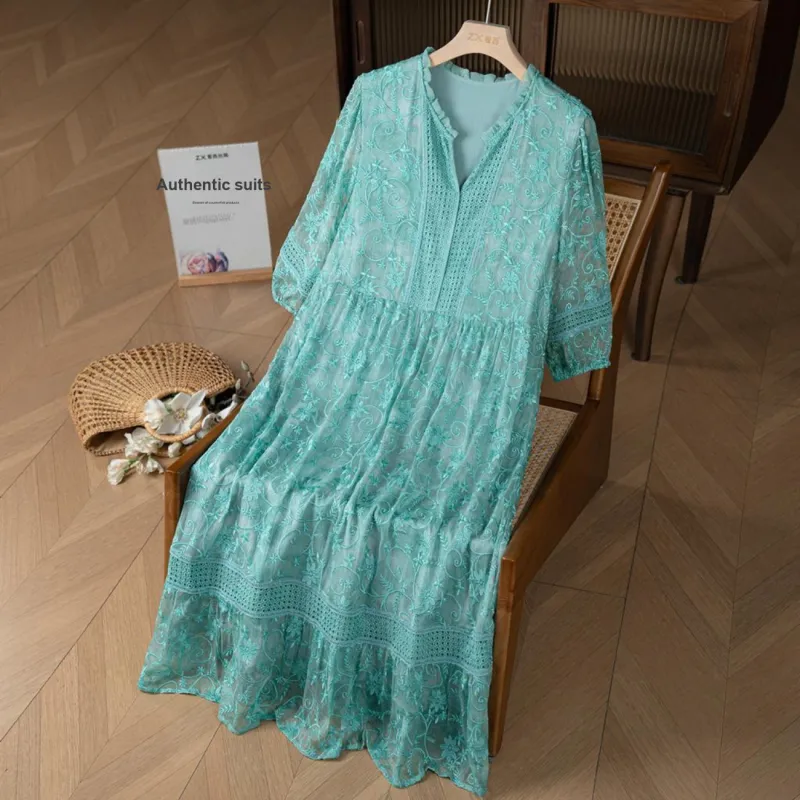 To The West Short Sleeved Dress Women's-2