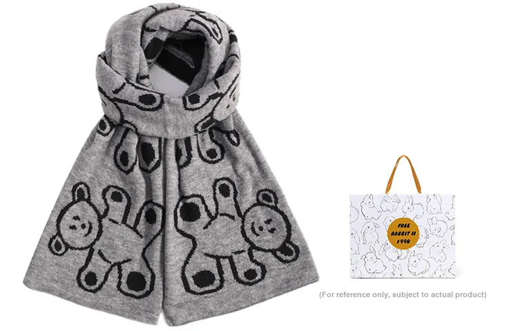 FREE RABBITⅡ Knit Scarves Unisex-10