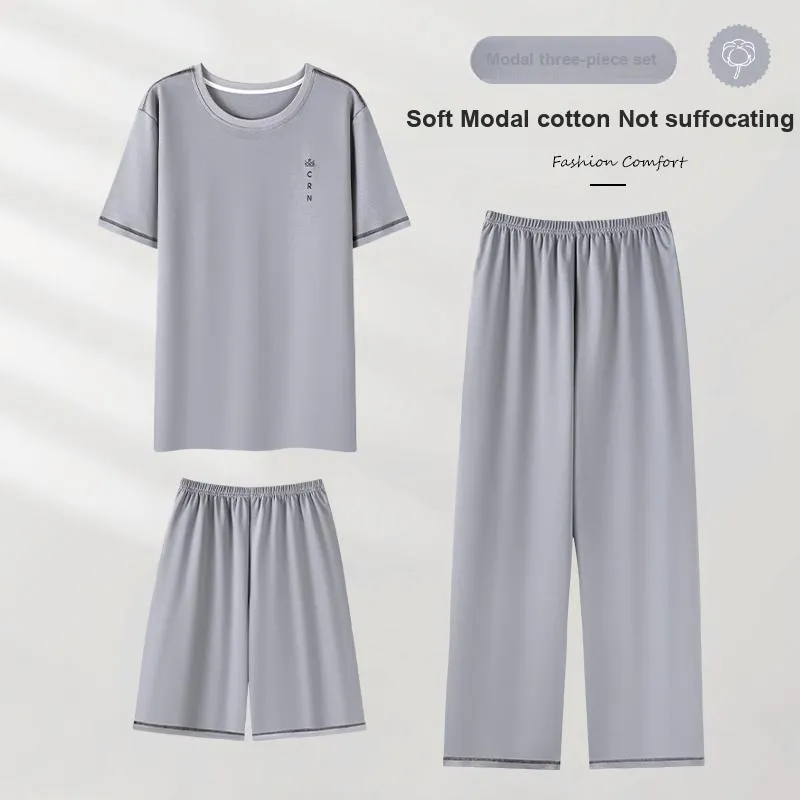 William Pajama Set Men's Image Color-1