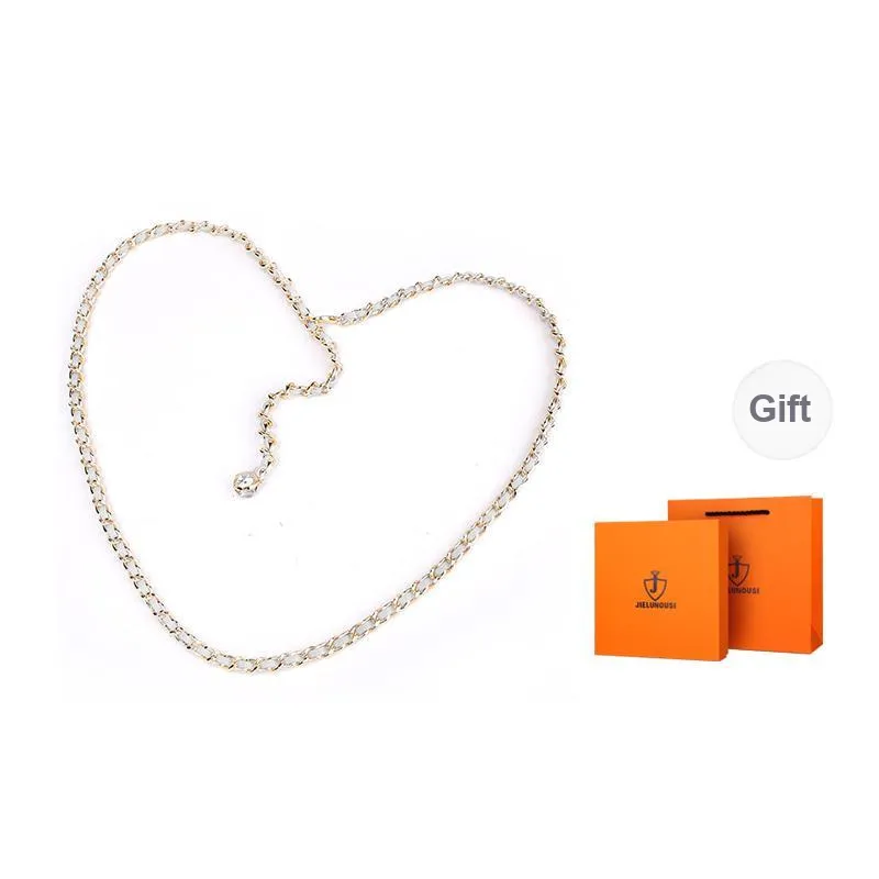 Jaylen Oos Instagram Style Decorative Business Suit Leather Belts Women's-5