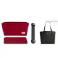 [Three-Piece Set in Burgundy]Open Top Liner+Bottom Pad+Shoulder Pads
