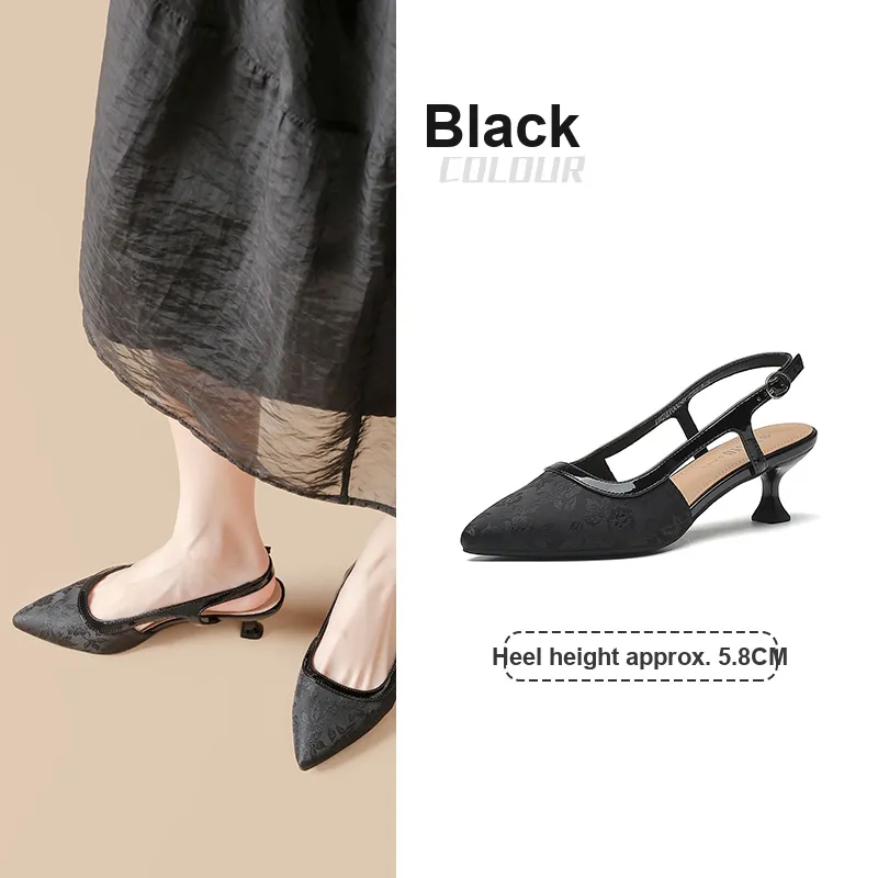 DUSTO Slim Heel High Heels 5.8cm Women's-7
