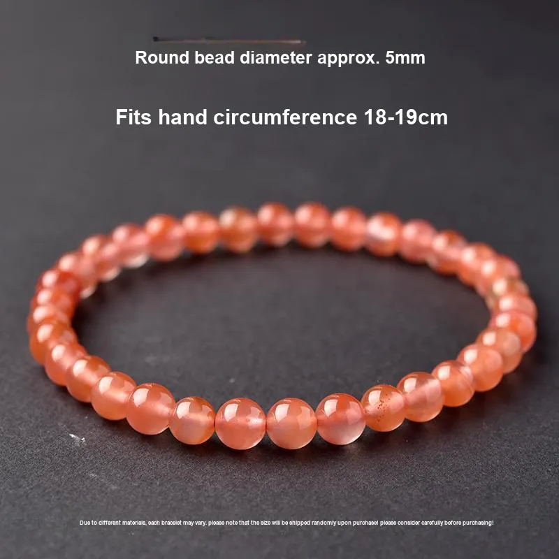 Lingfei South Red Agate Bracelets Women's-7