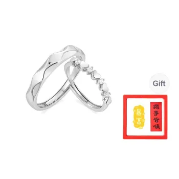 Chongqing Gold Store S925 Silver Rings Unisex