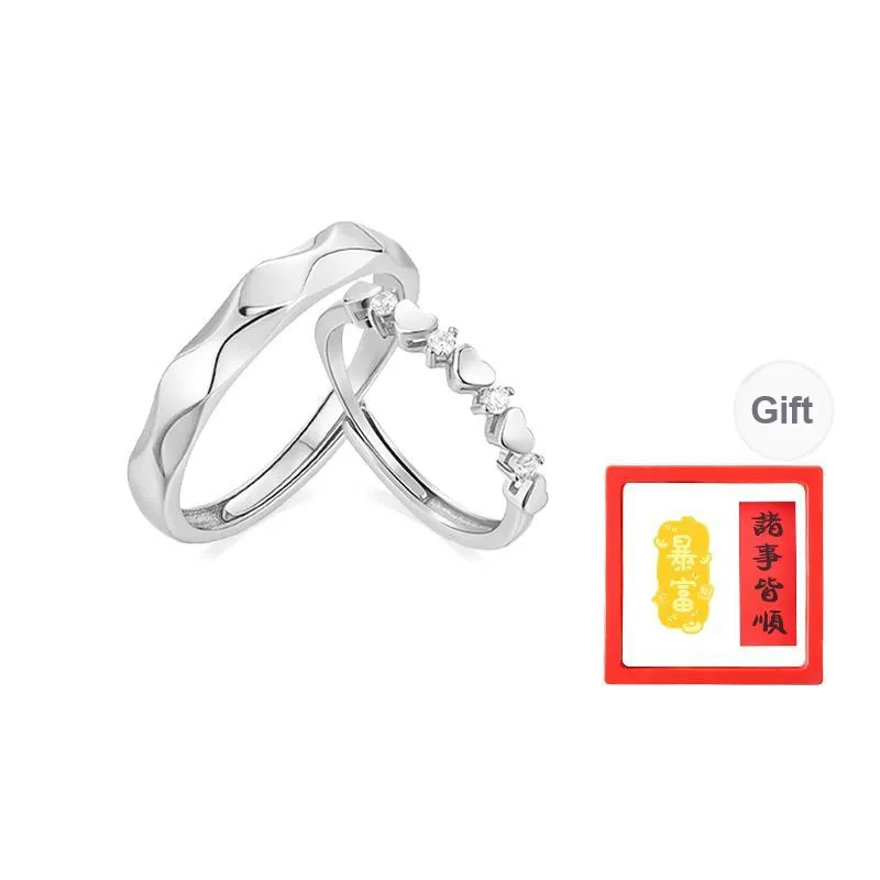 Chongqing Gold Store S925 Silver Rings Unisex-0