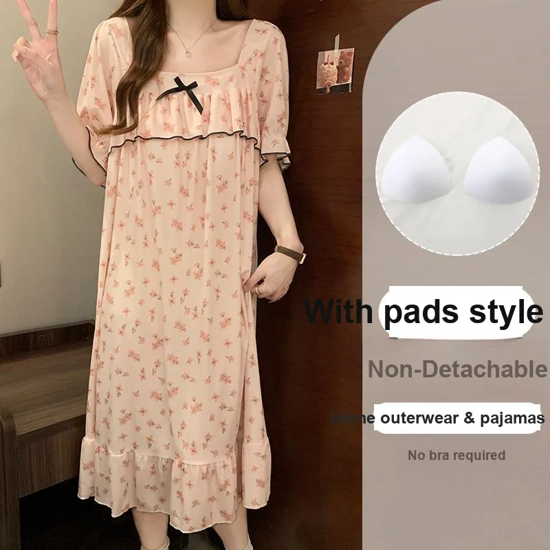 OUSHIBO Nightgown Women's Image Color-3