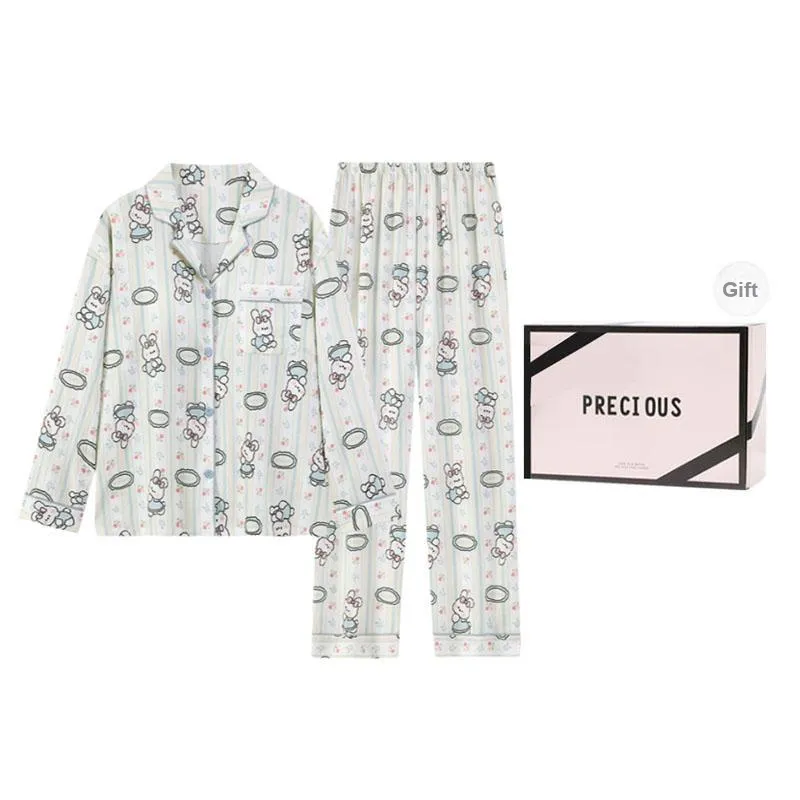 OEING Pajama Set Women's Gift Box Set Image Color-0