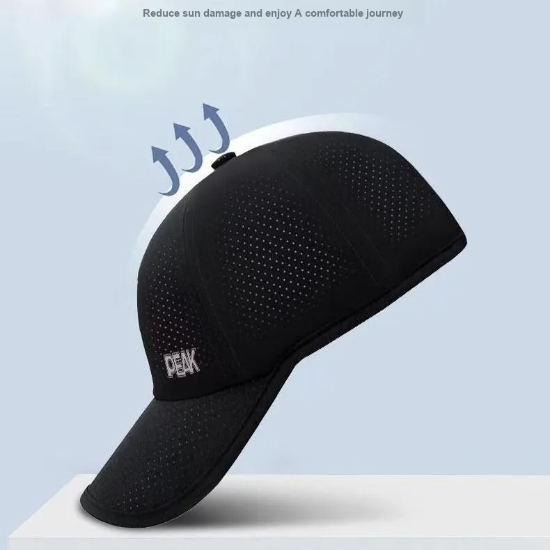 PEAK Polyester Baseball Caps Unisex Multiple Colors-2