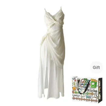 ZVJH Slip Dresses Women's Apricot Shopping Bag