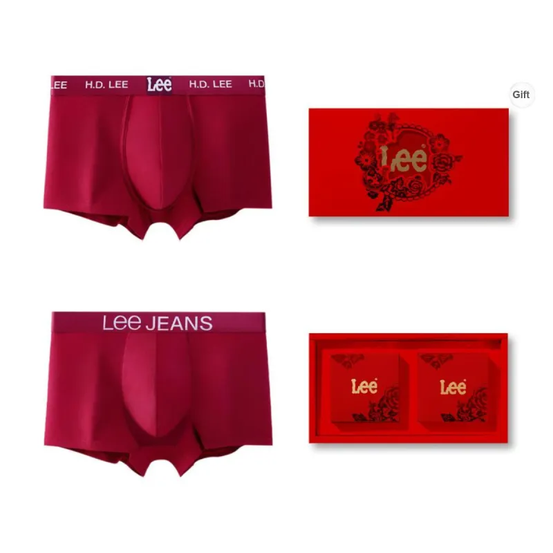 Lee Underpants Men's Combo Set Zodiac Year Red-63