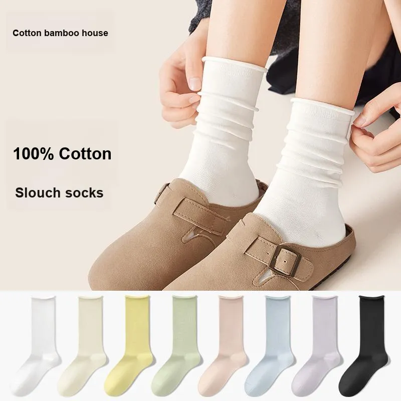 B&C.Room Mid Calf Socks Fall Winter Women's 5 Pack-11