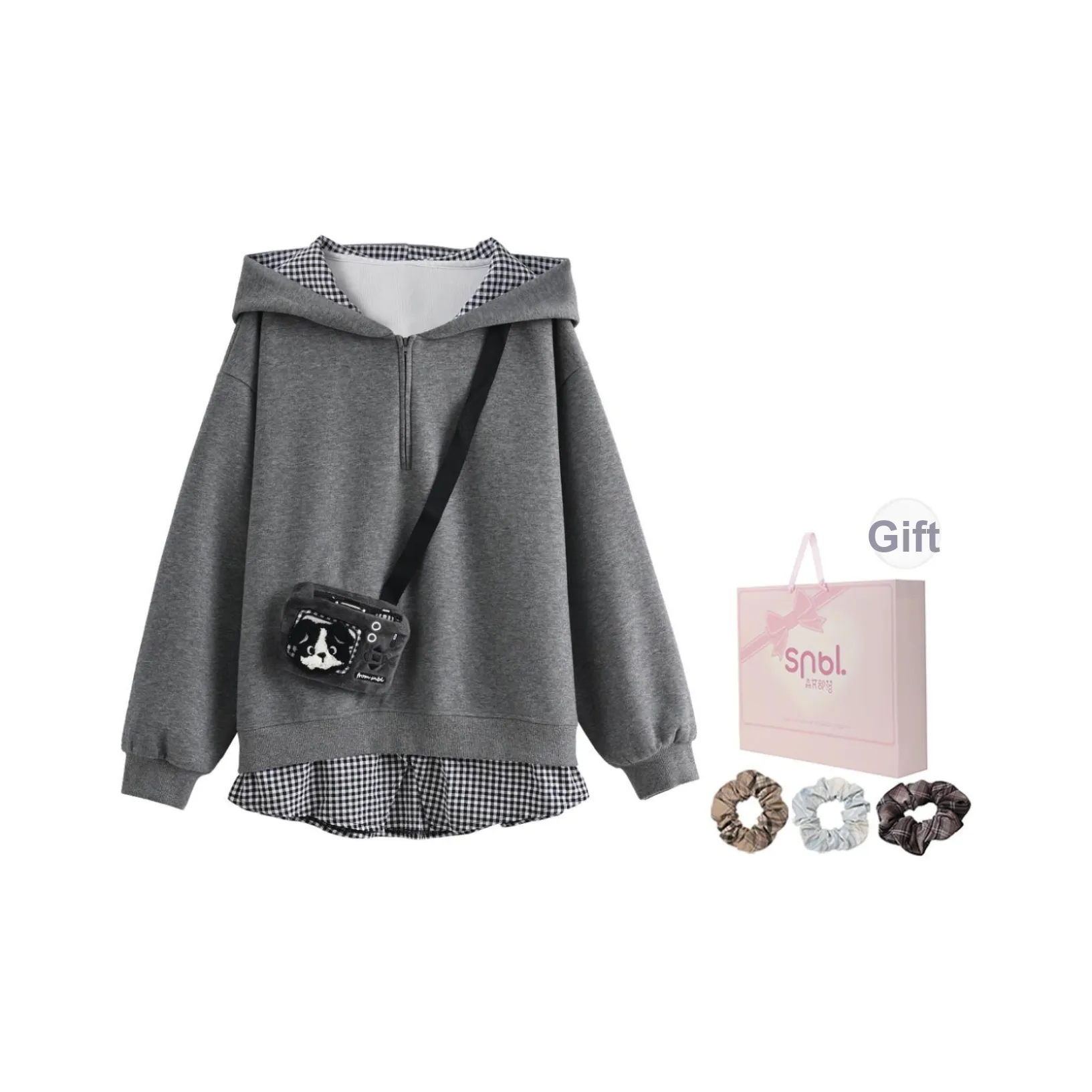 SNBL Темно-серый Женский Свитшот