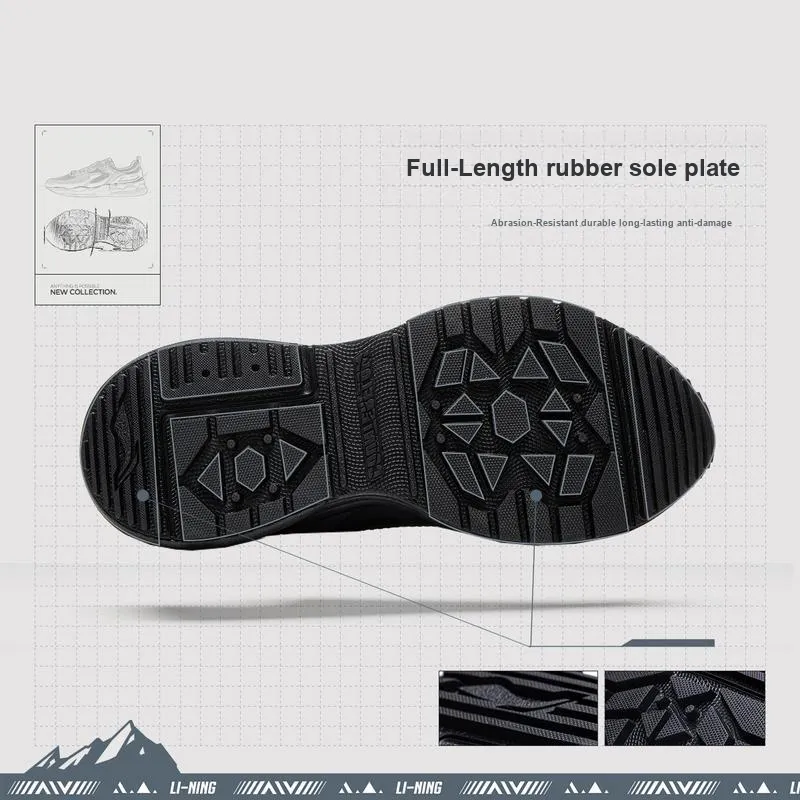 LiNing CF Tracing Origin V4 Low Top Casual Shoes Men's Black-9
