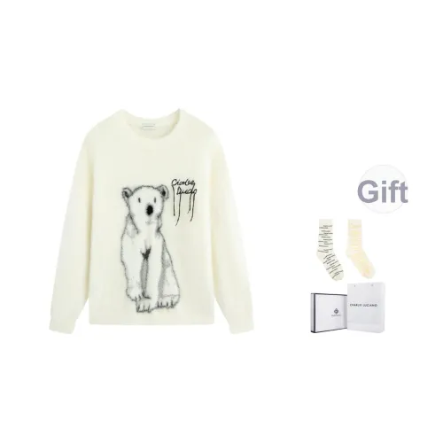 Charlie Luciano Свитер Унисекс Белый