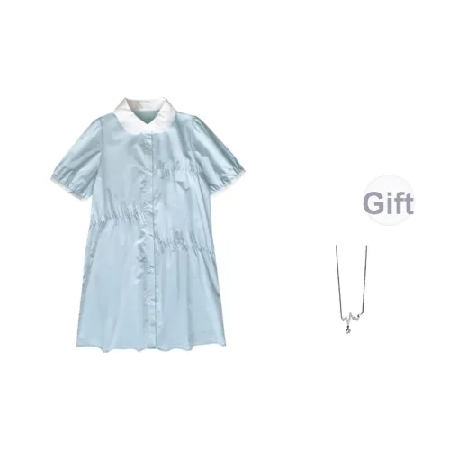 GVVUR Короткий рукав Платье Женское