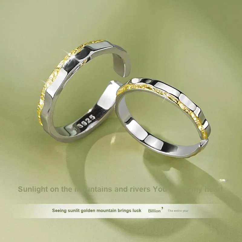 ALLOVE S925 Silver Rings Unisex-1