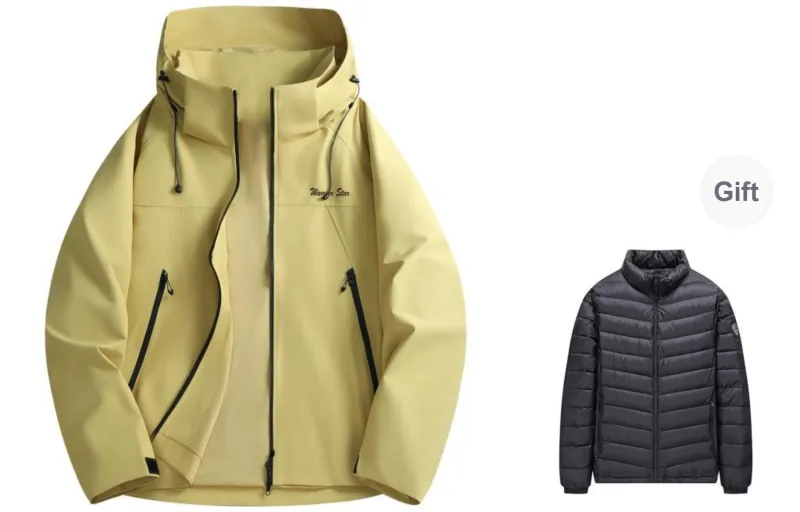 Warrior Lace Up Waterproof And Windproof Windbreaker Jacket Unisex-6