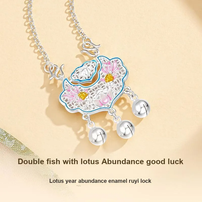 Zhenhui Silver S999 Necklaces Women's-2
