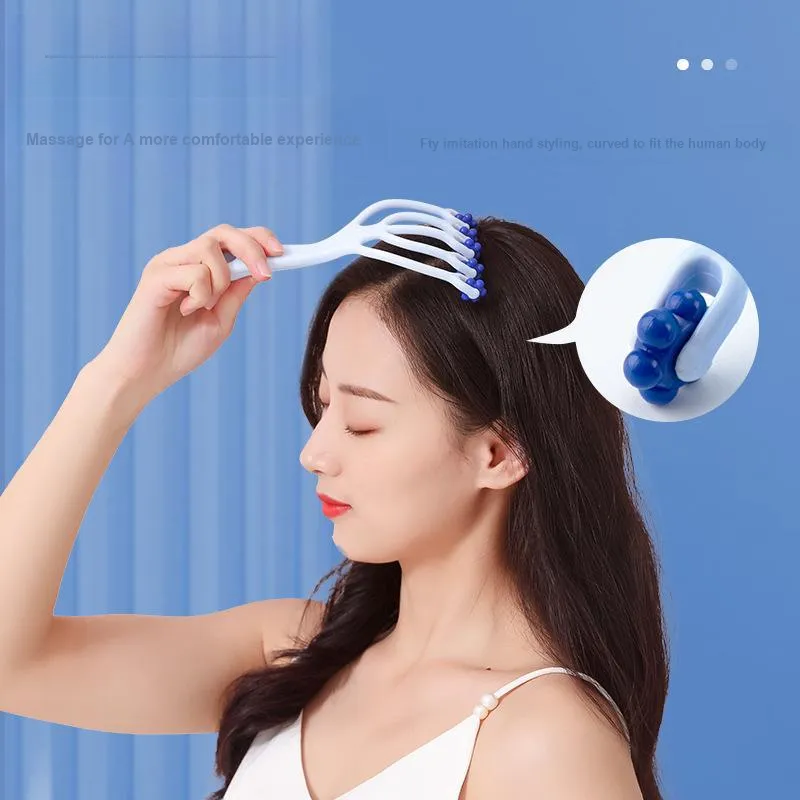 JINGLINGLONG Five-Finger Roller Massager For Finger And Toe Reflexology And Stress Relief-1