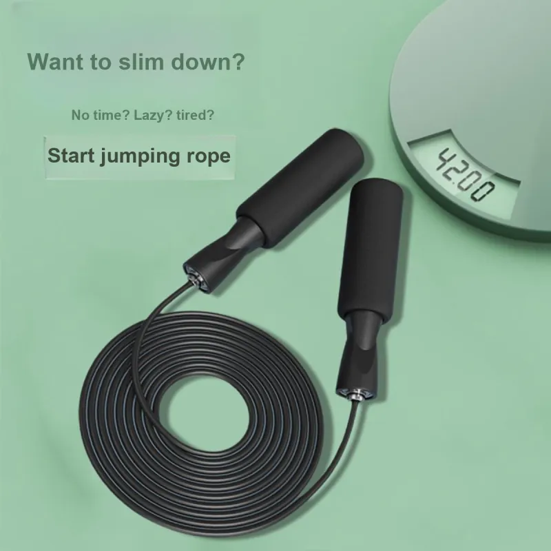 Jianruida Casual Entertainment Non Countable Jump Ropes Adults PVC Rope+PP+EVA Controller 2.6m-3