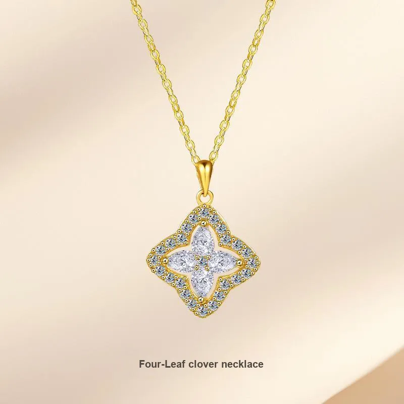 Vegetarian 925 Sterling Silver Necklaces Women's-1
