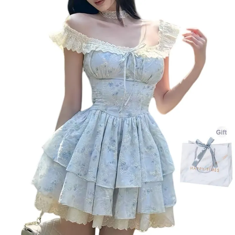 Cotton Gene Slip Dresses Women's-5