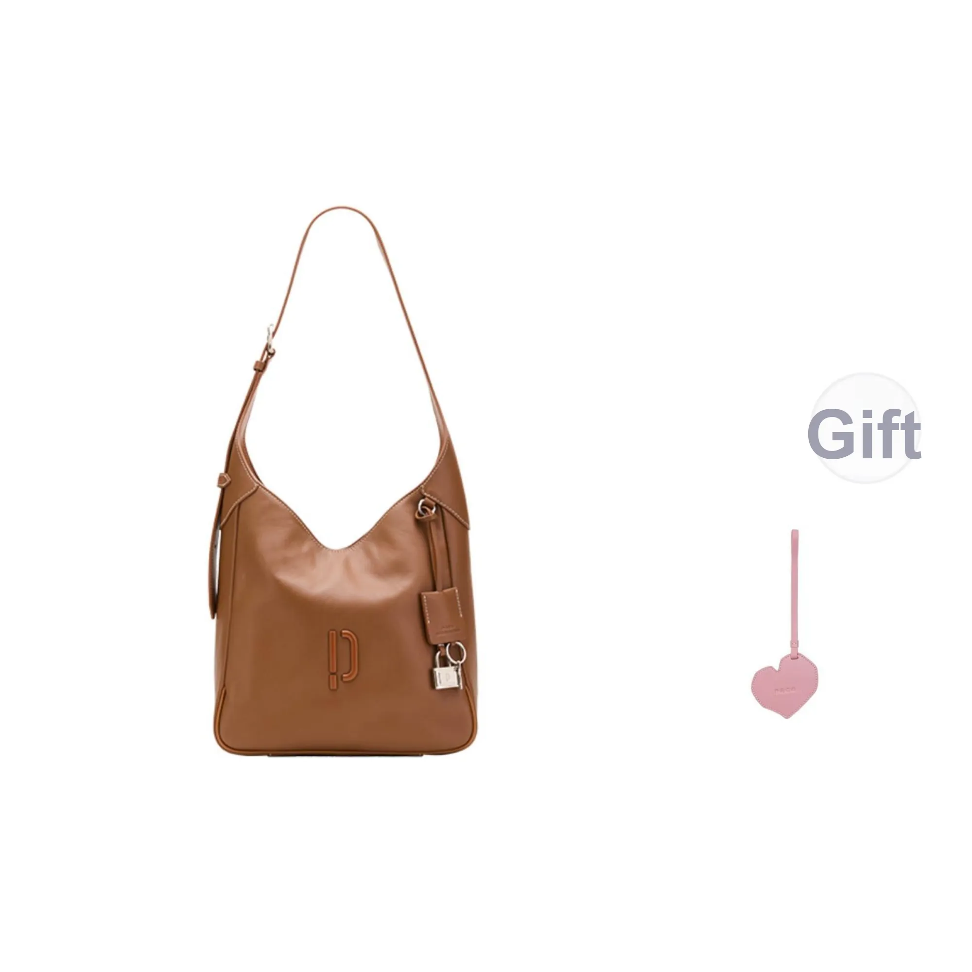 PECO Cow Leather Bucket Bags Crossbody Bag Shoulder Bag Large Size Unisex Classic Black/Tortoiseshell