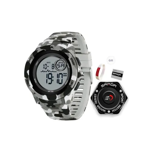 Sanda Electronic Механические часы Мужские часы Серый циферблат